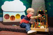 Playing in the toddlers\' area