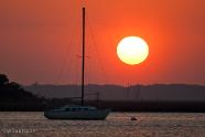 Sunset at the Fernandina Beach marina