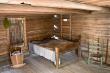 A smaller cabin\'s living quarters